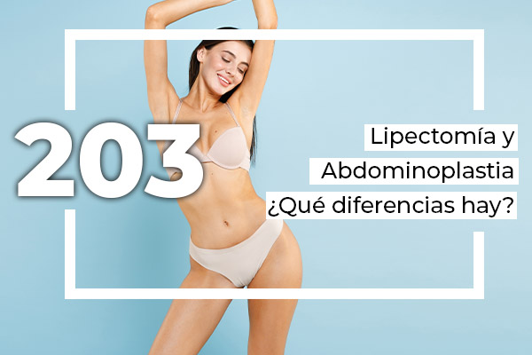 diferencia entre lipectomia y abdominoplastia